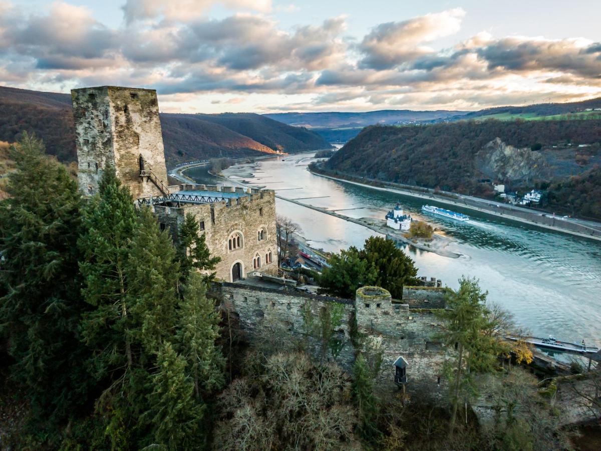 Burg Gutenfels カウプ エクステリア 写真